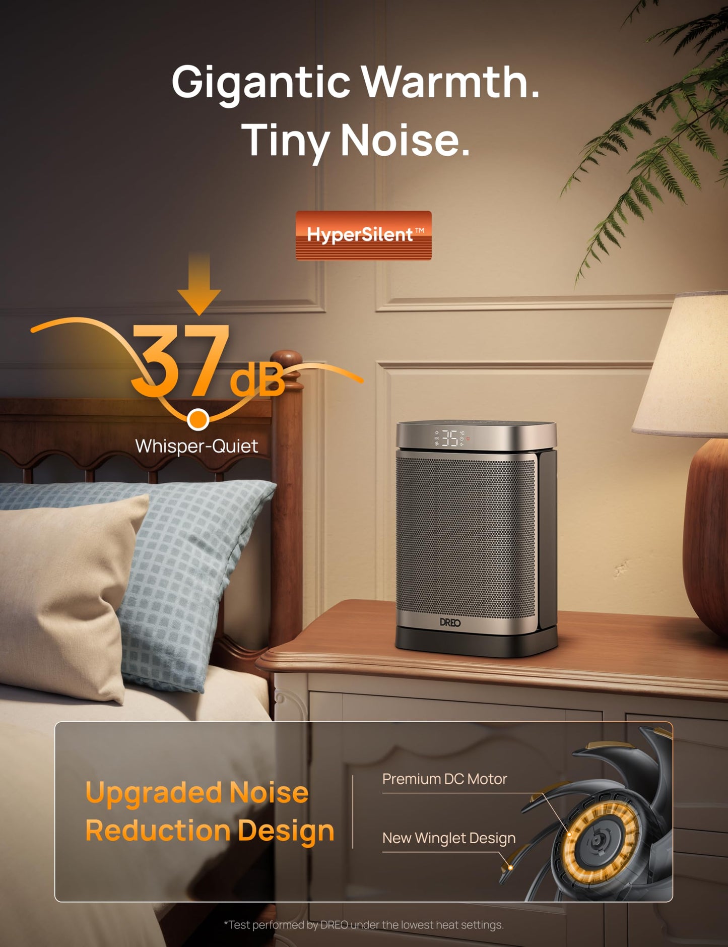 Dreo Electric Space Heater, 70° Oscillating Portable Heaters for Home, 1500W PTC Ceramic Heater with Thermostat, Remote Control, 3-Mode 3-Speed, 1-12H Timer, Overheat & Tip-Over Protection, ECO-Mode