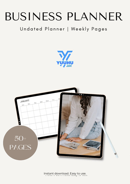 Stay organized and focused: plan your business growth with structured templates and financial tools.